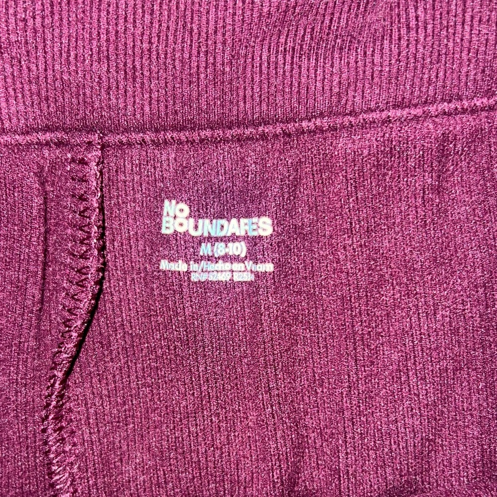 No Boundaries Purple Flare Pants - Picture 3 of 5